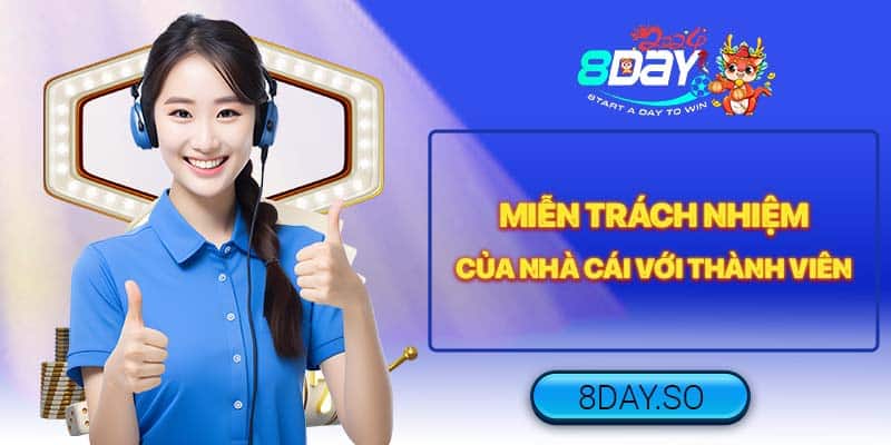 Miễn trừ trách nhiệm của nhà cái với thành viên